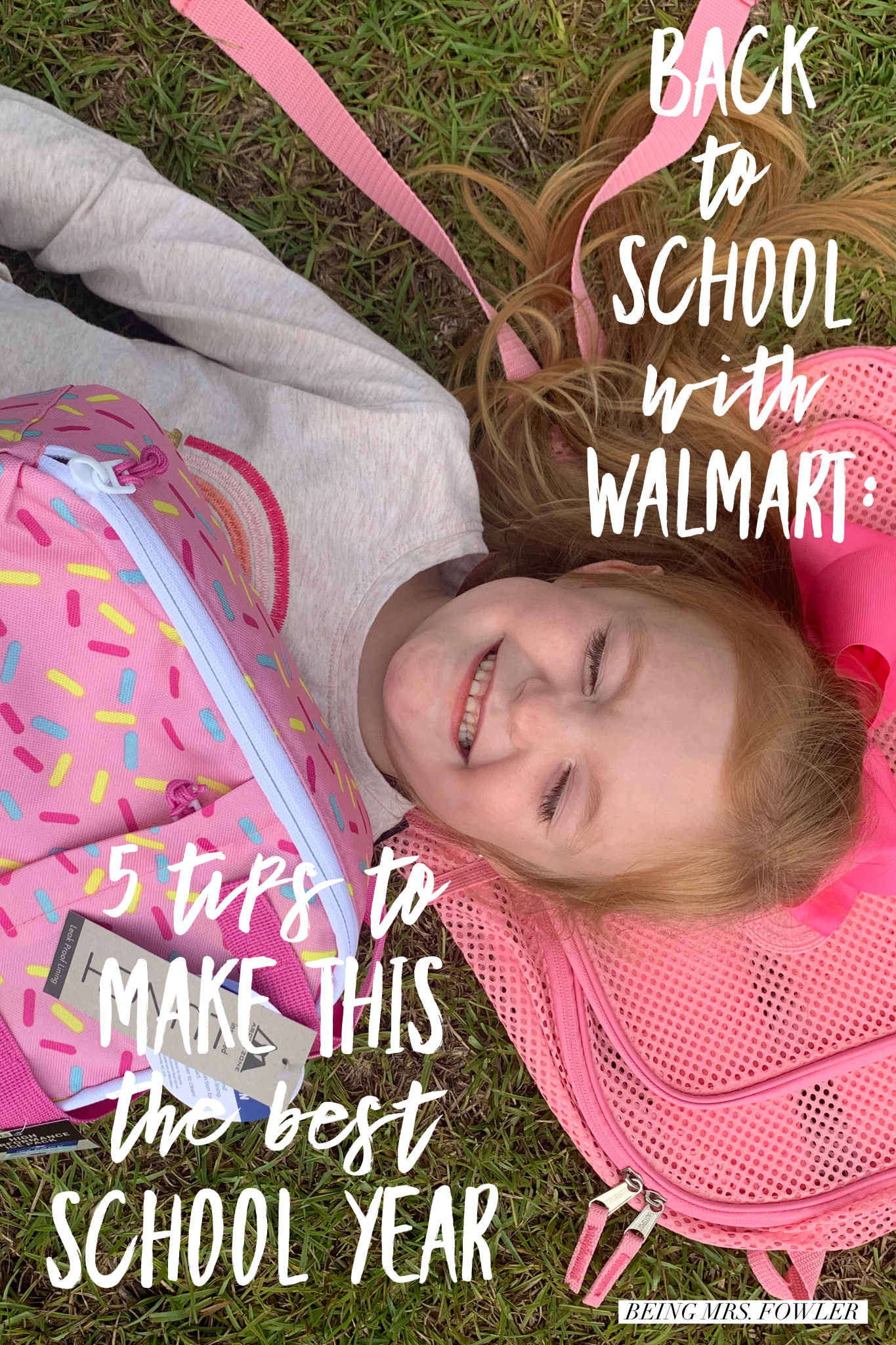 tips to make this the best school year, being mrs. fowler, walmart back to school fashion